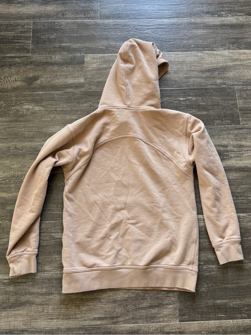 Lululemon tan Hooded Sweatshirt - small Minimal Pullover